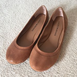 Brown Lucky brand ballet flats